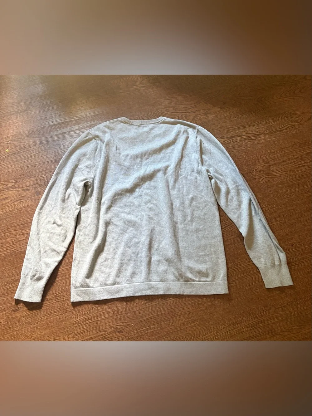 J. Crew Men’s Crewneck Sweater in Heathered Light Gray
